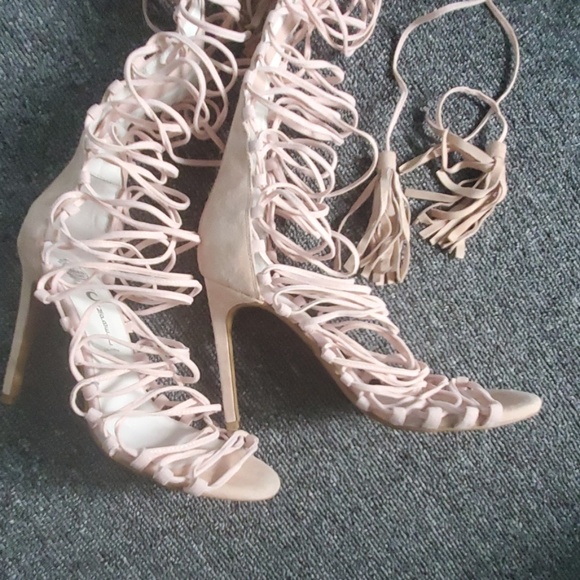Jeffrey Campbell Suede Gladiator Heel - Picture 5 of 8